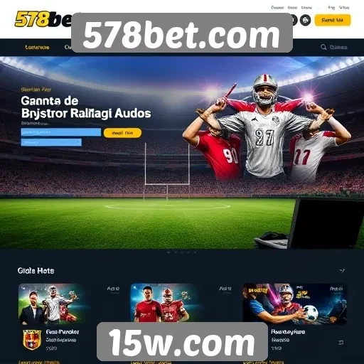 Facilidade de navegação no site 578bet.com